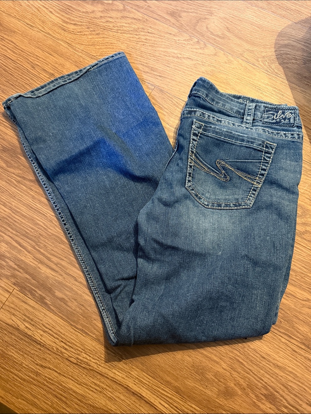 Silver Jeans Women's Blue Bootcut Denim
